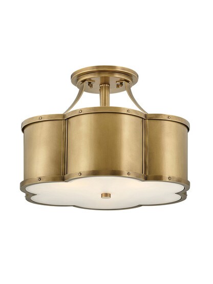 Chance 3 Light Medium Semi-Flush Mount